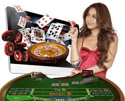 Meja Free Bet Blackjack live dealer di studio toto nusa dengan kartu dan chip